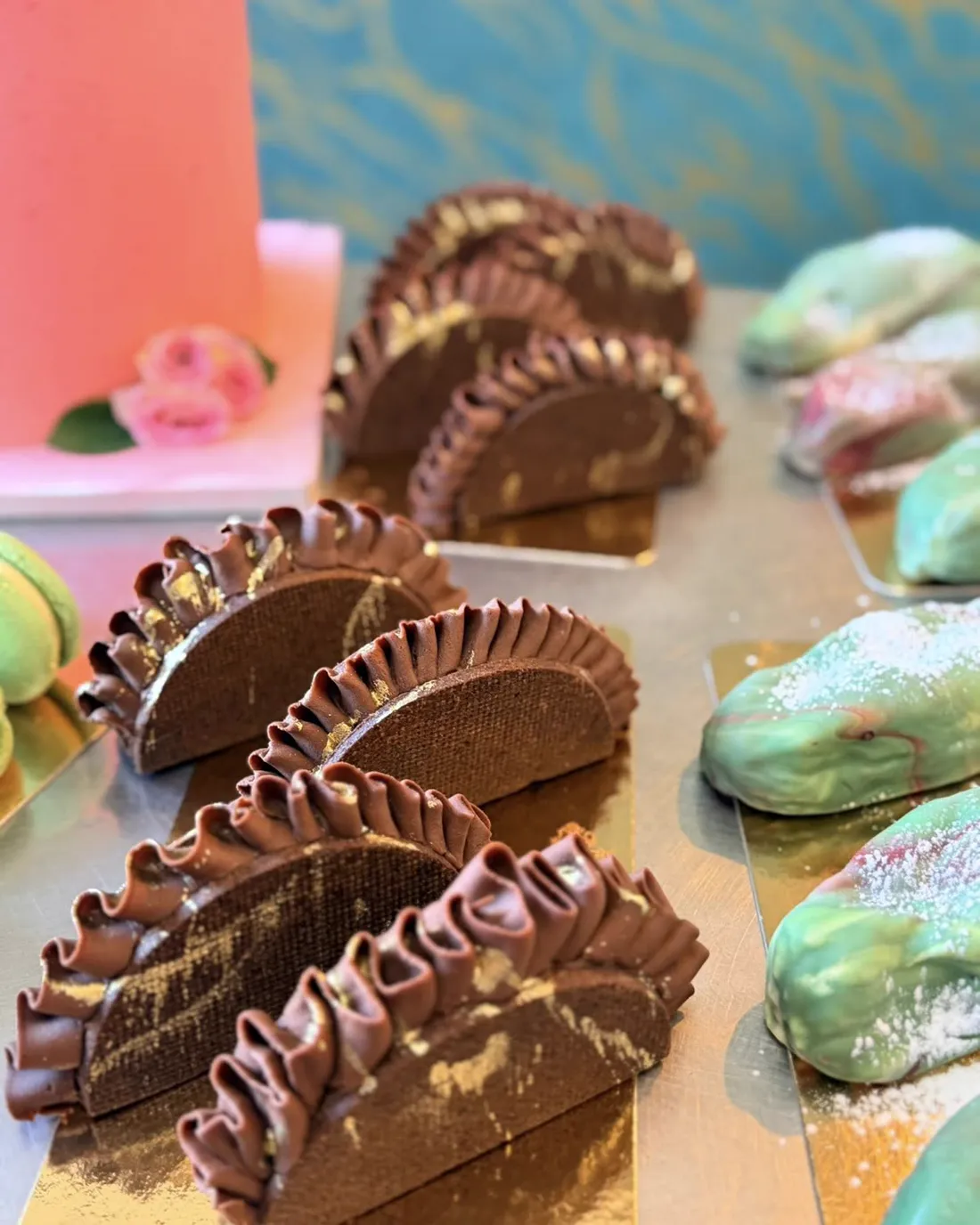 Eclairs in drie smaken