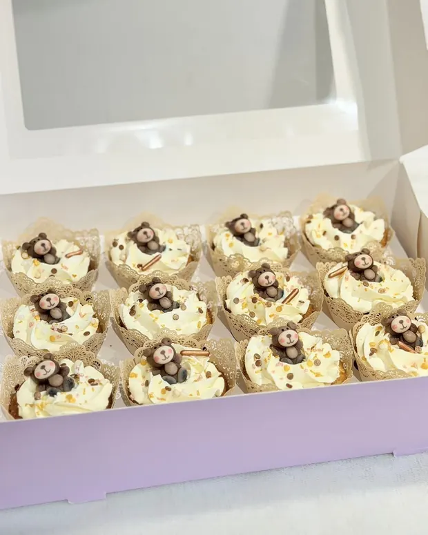 Cupcakes met praline